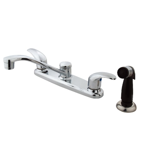 Kingston Brass KB6272LL Legacy Centerset Kitchen Faucet, Polished Chrome KB6272LL